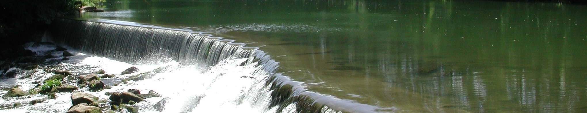 Un des barrage du Clain au niveau de la Pierrière